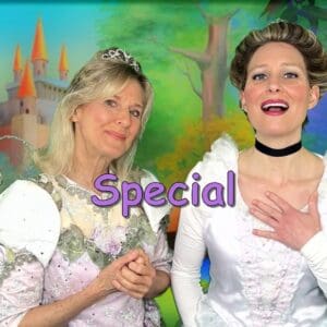 Two women in white dresses are posing for a picture.