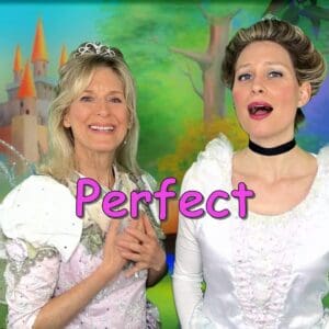 Two women in white dresses posing for a picture.